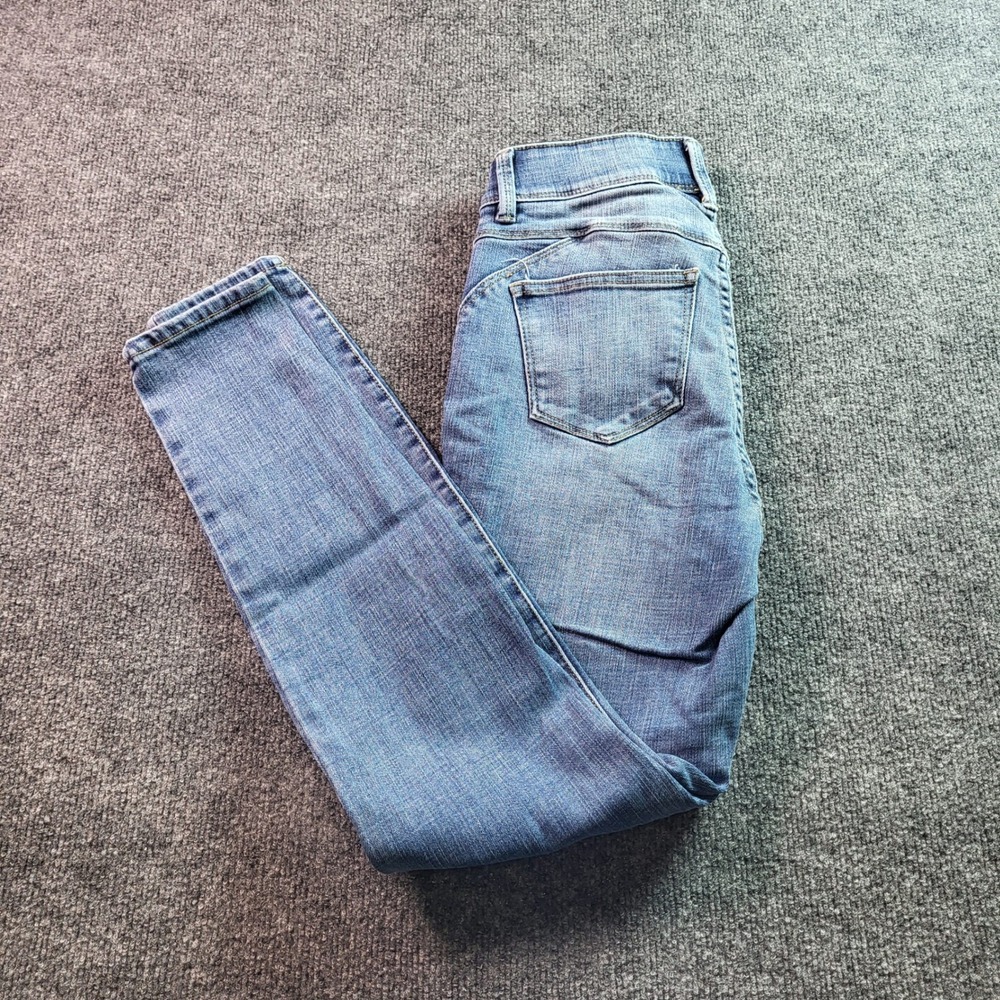 NY and‎ Company The Boost Ultra High Rise Skinny Jeans Womens Size 4 Light Wash